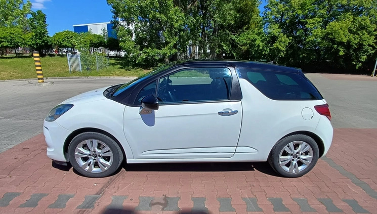 Citroen DS3 cena 20000 przebieg: 93300, rok produkcji 2010 z Kutno małe 67
